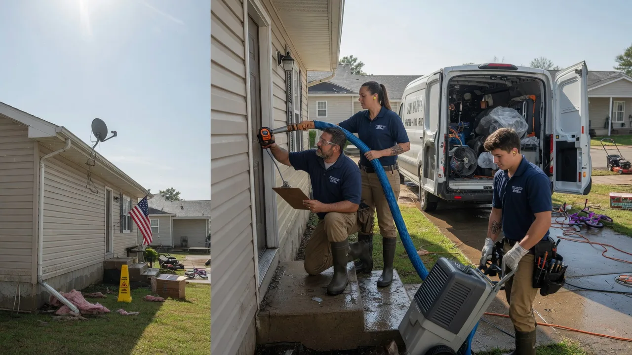 Ceiling Water Damage Restoration in Urania, LA near me
